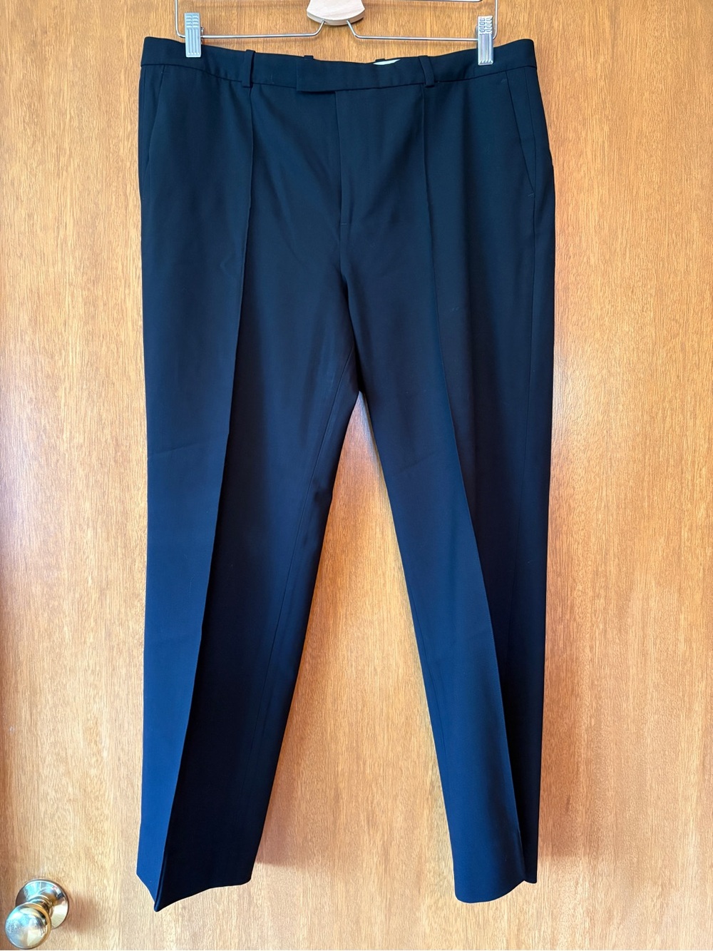 J.Crew Tollegno 1900 wool Eaton Boy Pants, black, 12